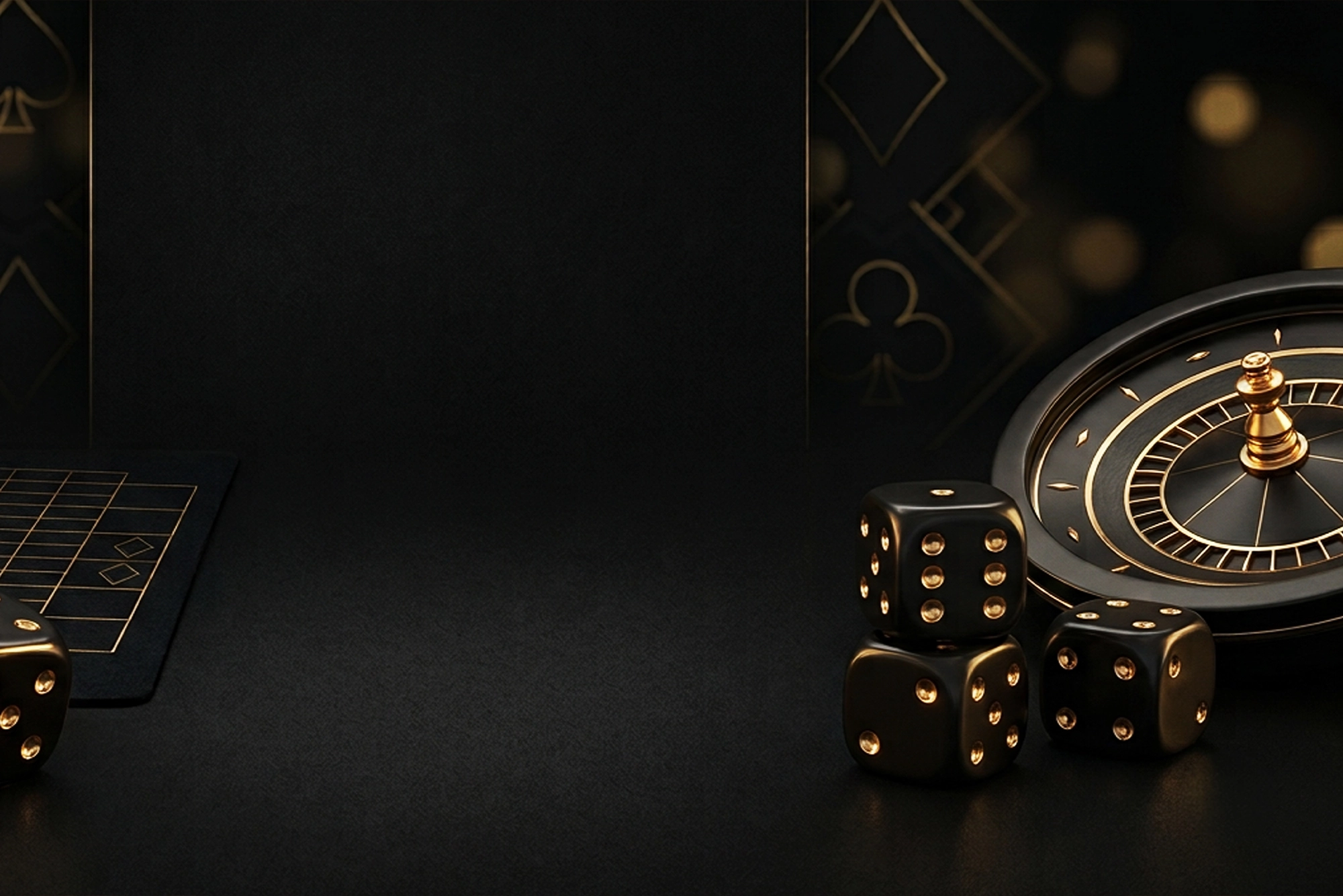 Salle VIP d’un casino avec table de poker, fauteuils en cuir et lustres en cristal